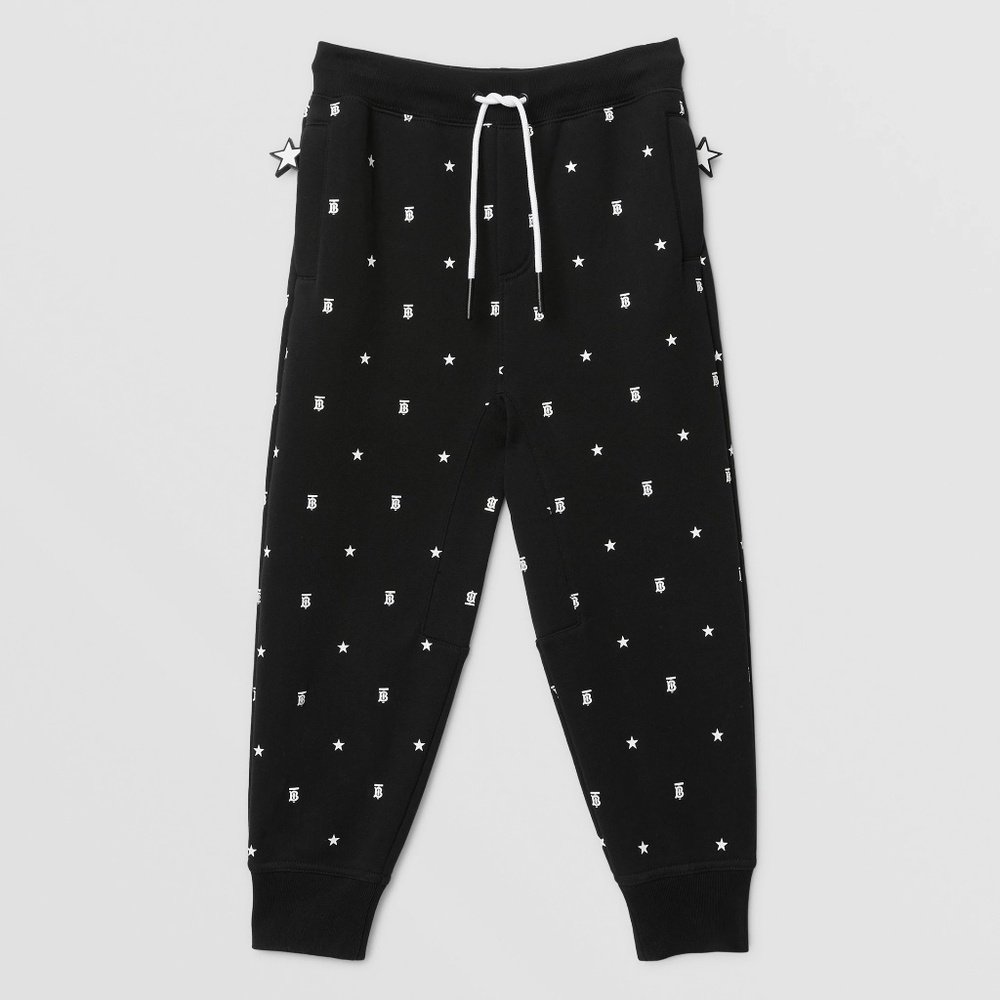 Burberry Kids Star And Monogram Track Pants 8Y